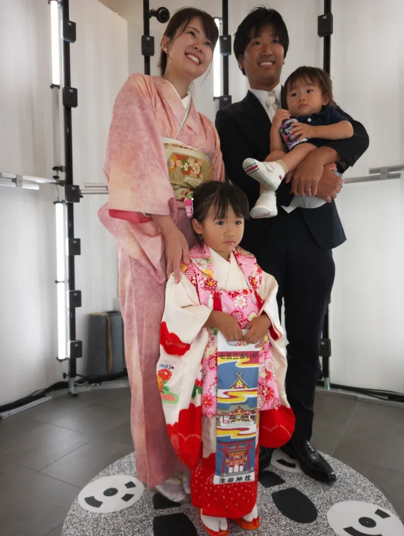 このフィギュアの元になった、スタジオでの撮影写真