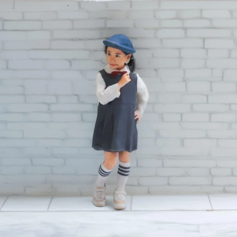 子どもの完成フィギュアの制作例
